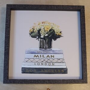Marmont Hill "My Favorite Books" Framed Painting Print Milan London Los Angeles